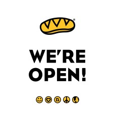 We're Open