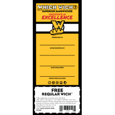 Student Reward Free Wich