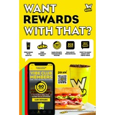 Vibe Club Window Cling