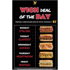 Wich Deal of the Day A-Frame $7